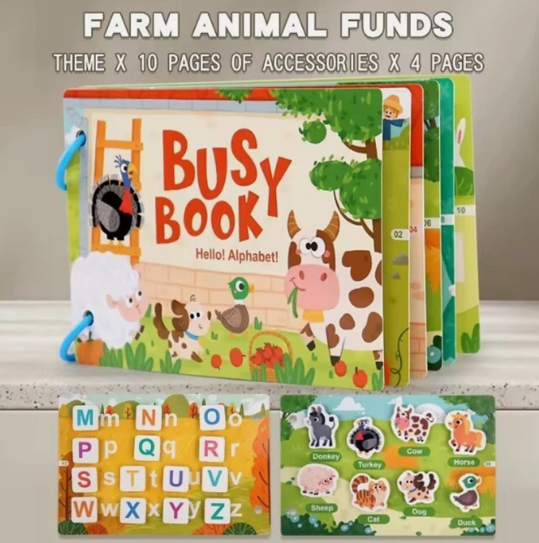 Preschool Busy Book for Kids
