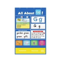 Alphabet learning pocket chart