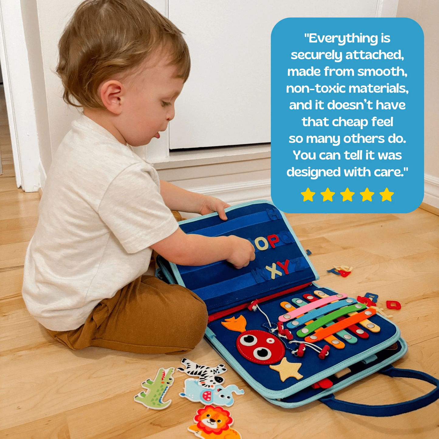 Toddler Portable Busy Board