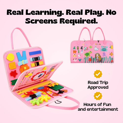 Toddler Portable Busy Board
