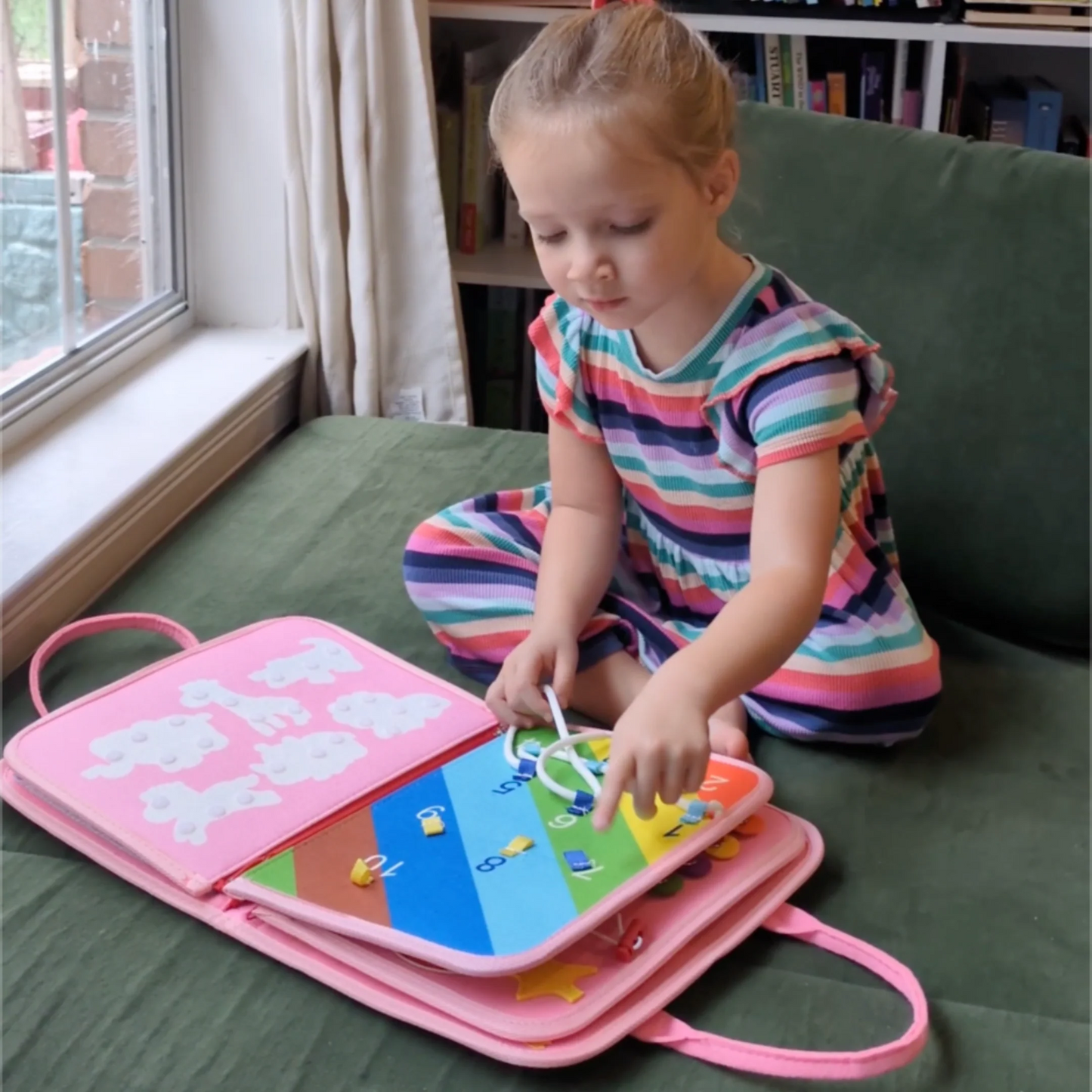 Toddler Portable Busy Board