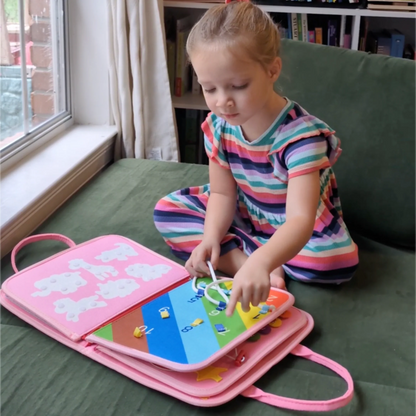Toddler Portable Busy Board