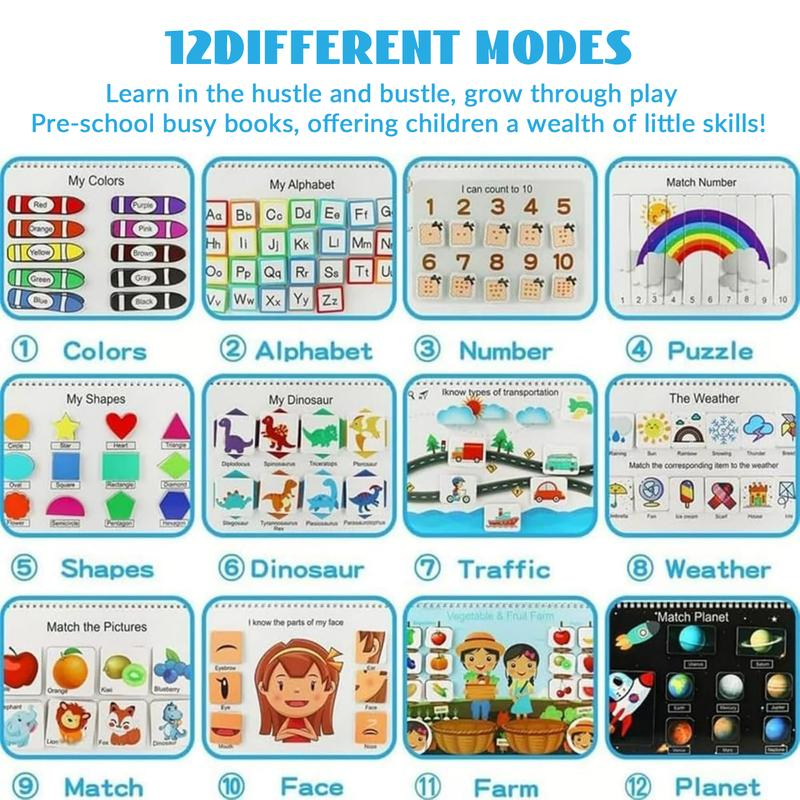 Preschool Busy Book for Kids